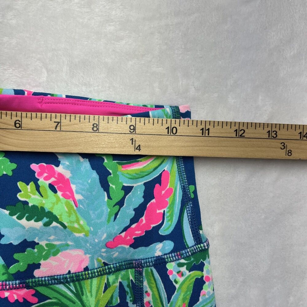 Lilly‎ Pulitzer Luxletic Weekend High Rise Crop Women's Sz XXS Weekend Escape - Picture 2 of 11